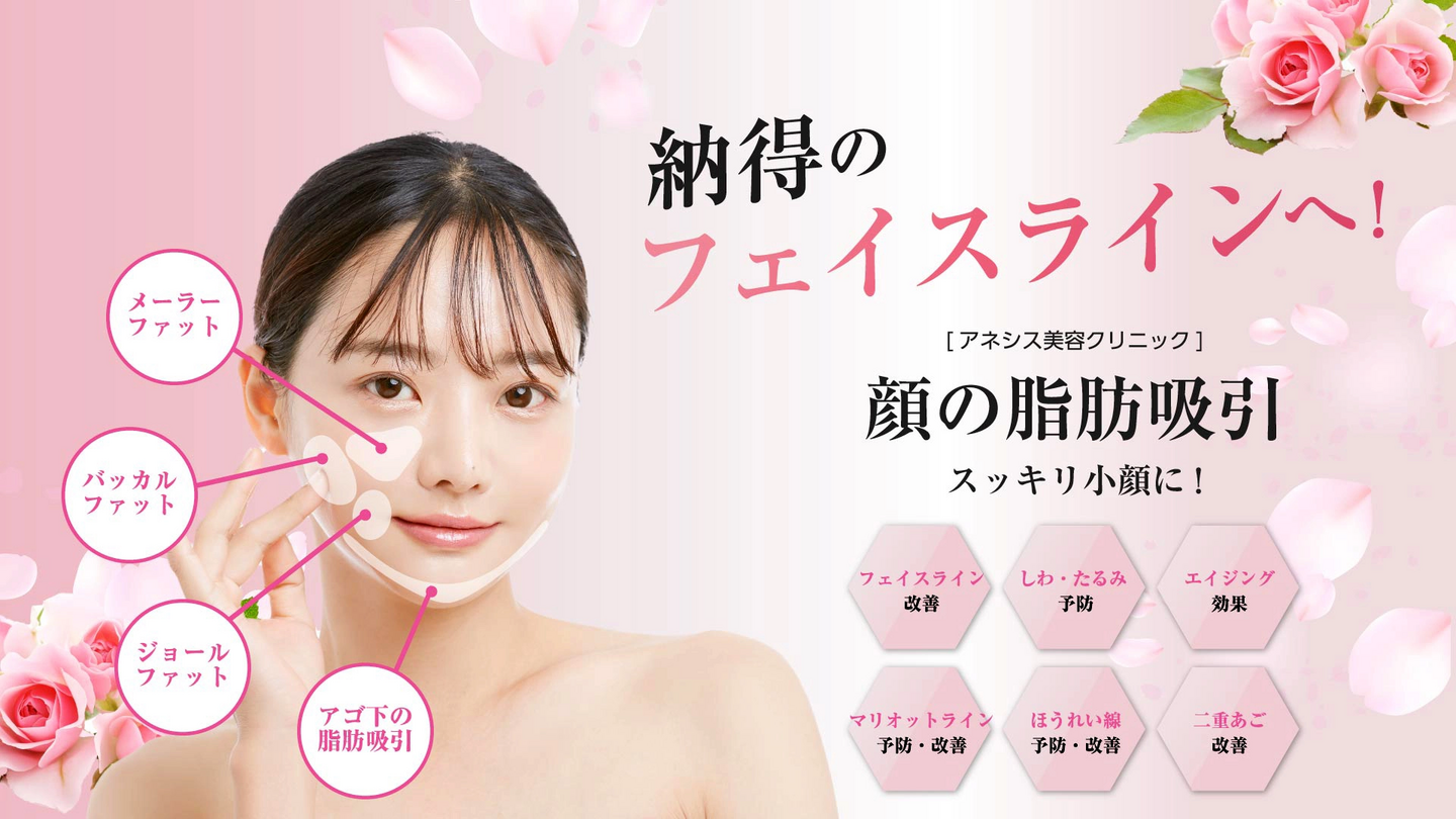 納得のフェイスラインへ！顔の脂肪吸引